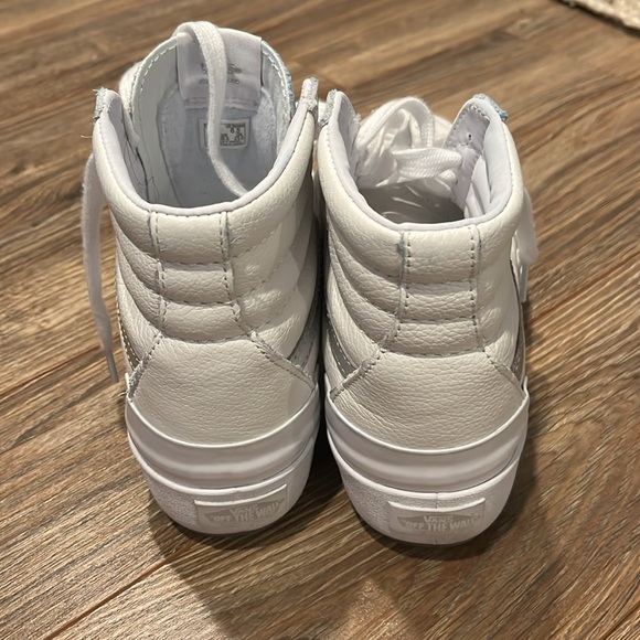Vans sk8 hi Stacked White 6.5 leather - Picture 4 of 9